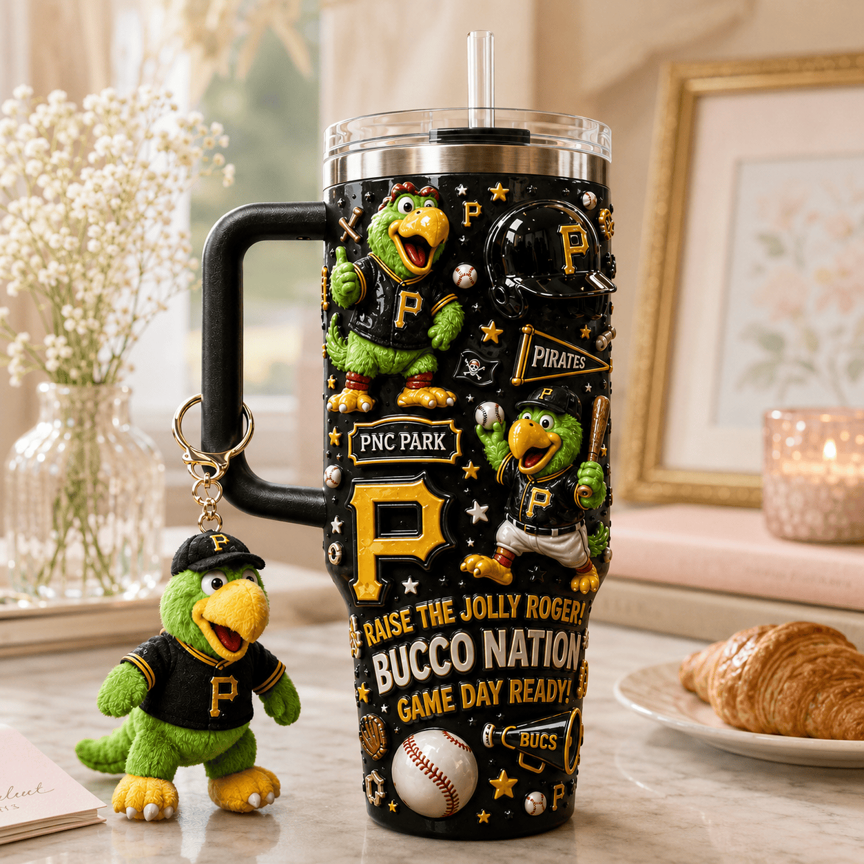 PITTS 40oz Tumbler With Handle DNBN