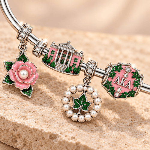 AKA Sliver Charm Bracelet Set TMH